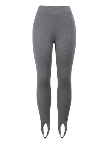 Clara | Gerippte Mid-Waist-Leggings – Komfort und Stil für Jeden Tag