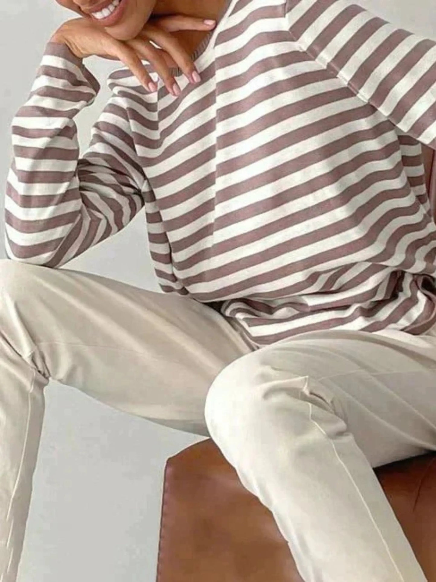 Antonia | Gestreifter Strickpullover