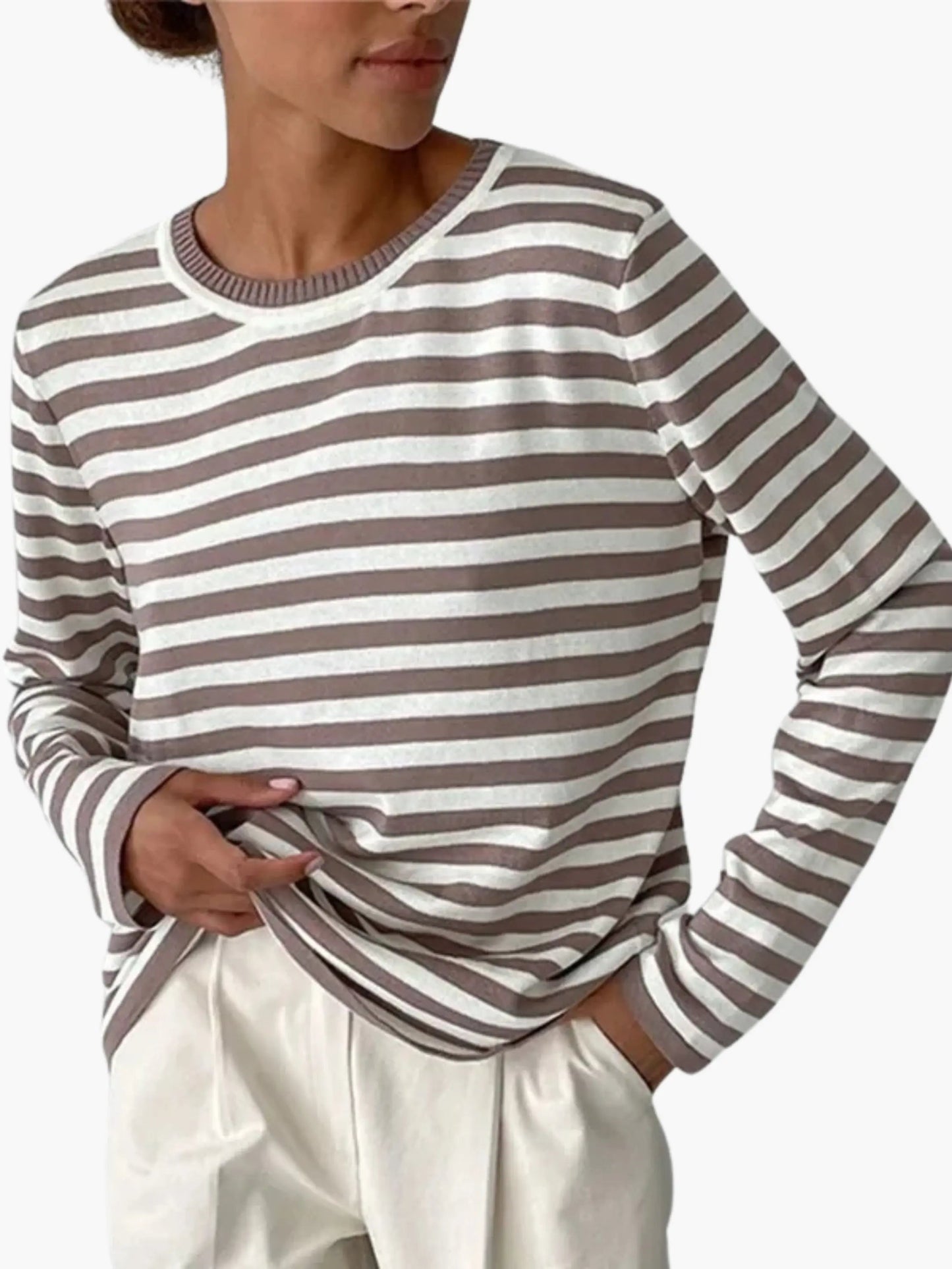 Antonia | Gestreifter Strickpullover