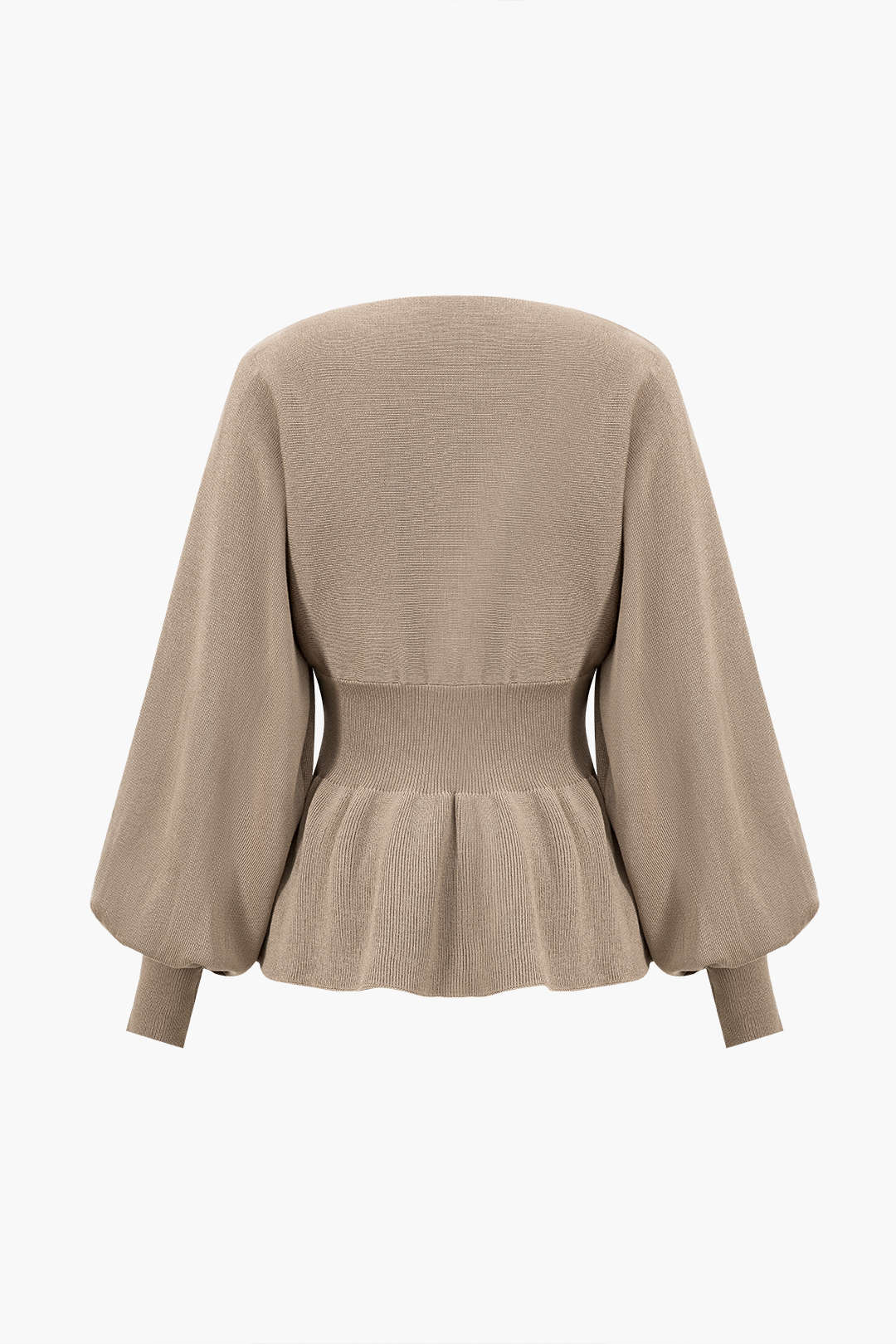 Amelie | Elegantes Strick-Set mit Peplum-Top & Bleistiftrock