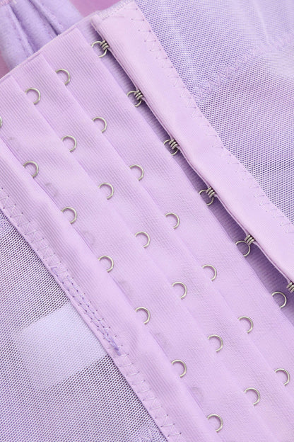 Ida | Figurbetontes Bustier-Top mit Bügel-Cups und transparenter Mesh-Struktur