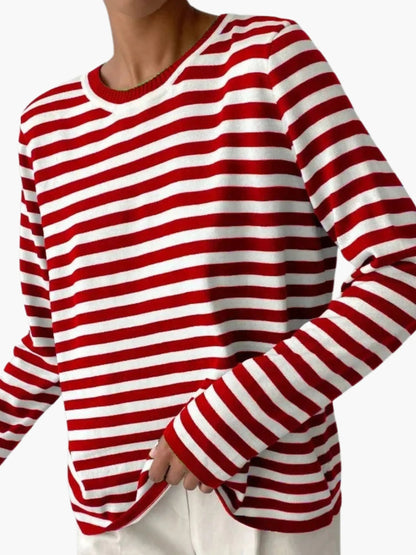 Antonia | Gestreifter Strickpullover