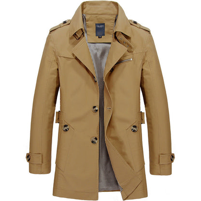 Jens | Herren Trenchcoat – Klassisch, Stilvoll & Vielseitig