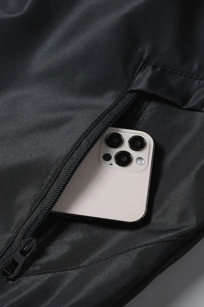 Matteo | Zeitlose Herren-Bomberjacke in Grau und Schwarz