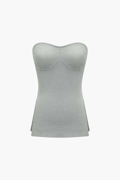 Athena | Elegantes Zweiteiler-Set mit Bustier-Top & Shorts