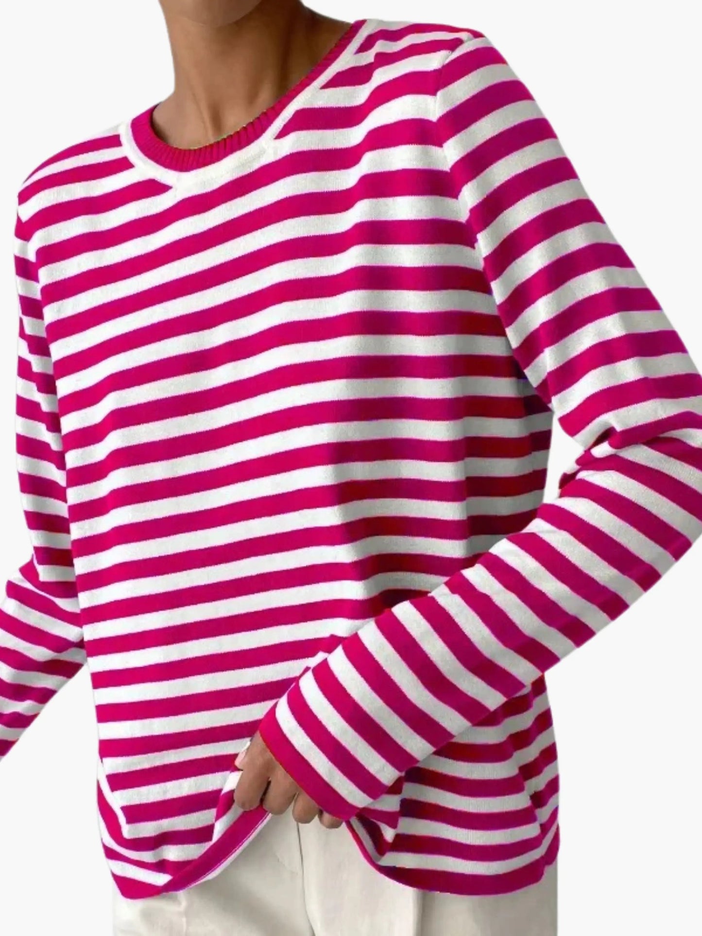 Antonia | Gestreifter Strickpullover