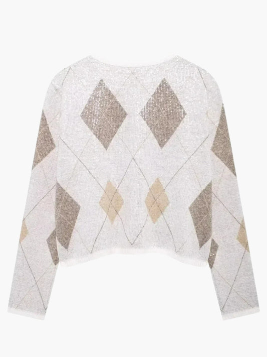 Rosalie | Strickjacke mit Argylemuster