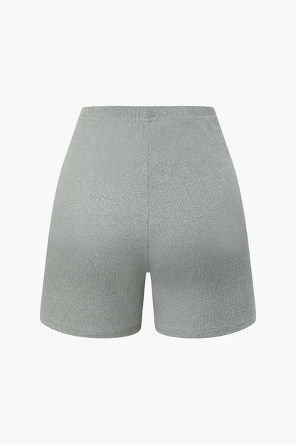 Athena | Elegantes Zweiteiler-Set mit Bustier-Top & Shorts