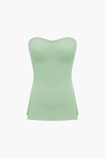 Athena | Elegantes Zweiteiler-Set mit Bustier-Top & Shorts