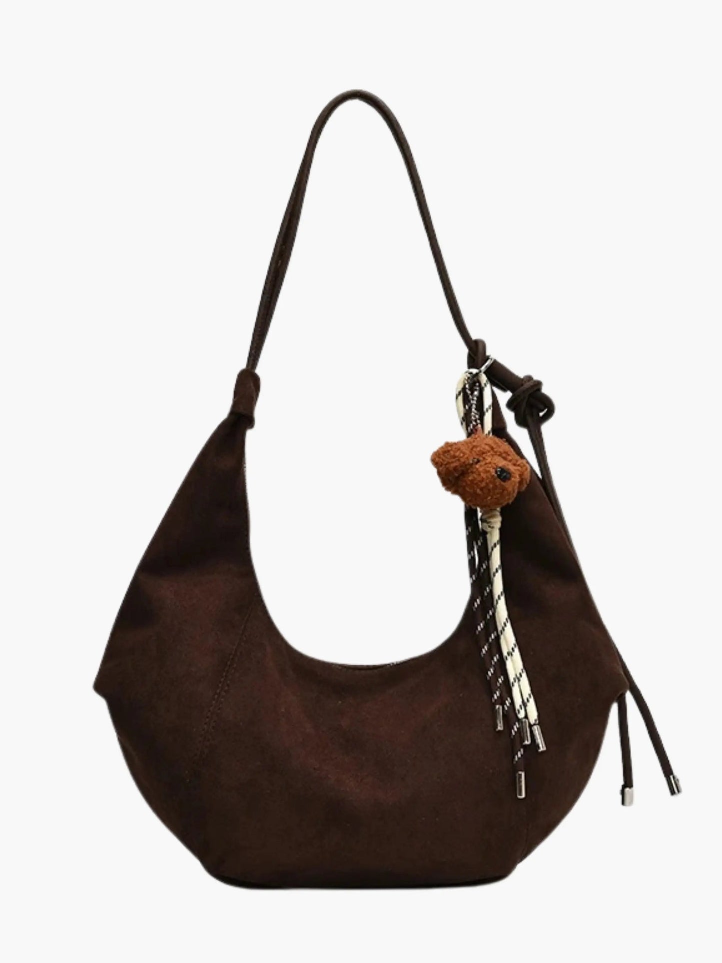 Amalia | Wildleder Boho-Chic Hobo Tasche mit verspieltem Charme