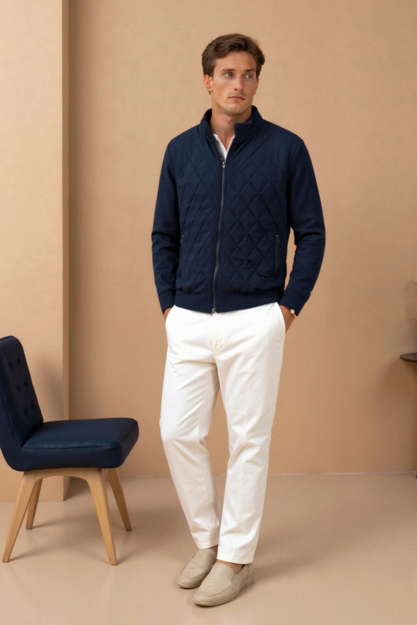 Leonardo | Elegante Herrenjacke mit Steppmuster