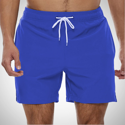 Komfortable Herren Badehose im einfarbigen Design