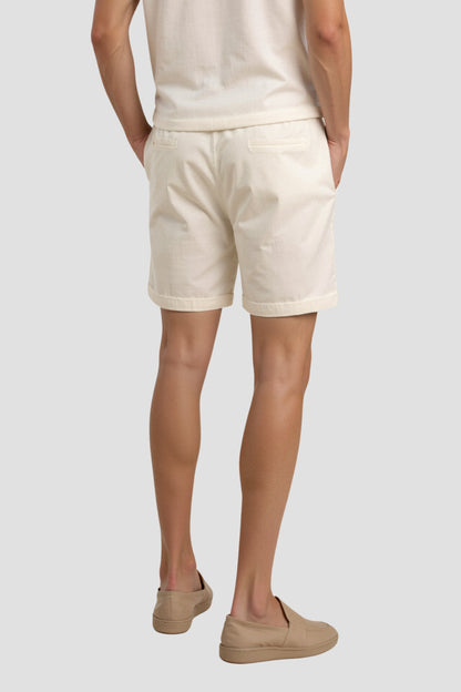 Herren-Shorts in Beige mit Kordelzug – Minimalistischer Komfort