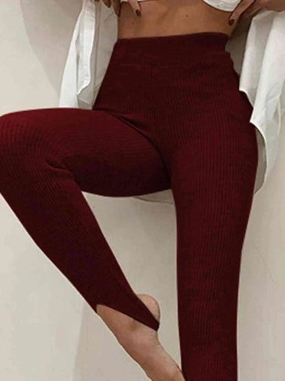 Clara | Gerippte Mid-Waist-Leggings – Komfort und Stil für Jeden Tag