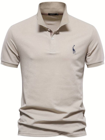 Noah | Slim Fit Klassisches Poloshirt mit sportlichem Kragen-Detail