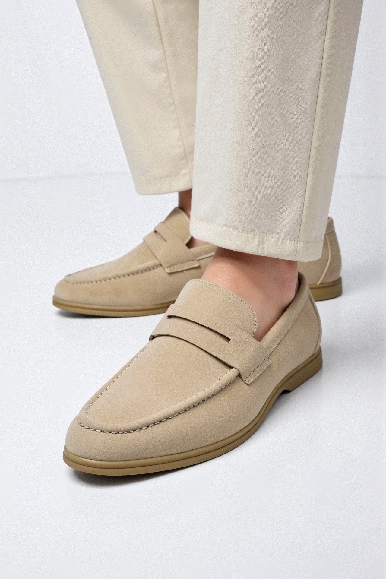 Beige Loafer – Eleganz trifft Komfor