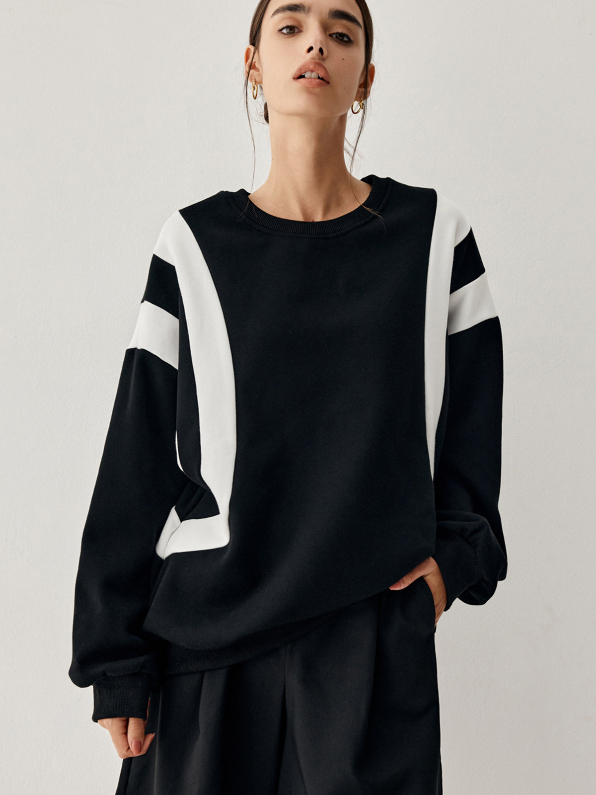 Fay | Seitenstreifen Pullover