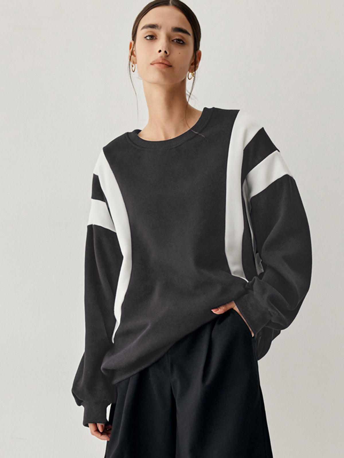 Fay | Seitenstreifen Pullover