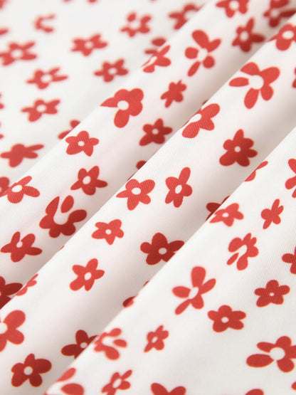 Johanna | Romantisches Blumenkleid mit Spaghettiträgern – Zeitlose Schönheit & Komfort