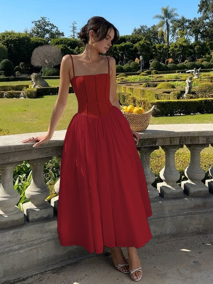 Abigail | Elegantes Midi-Sommerkleid für besondere Anlässe