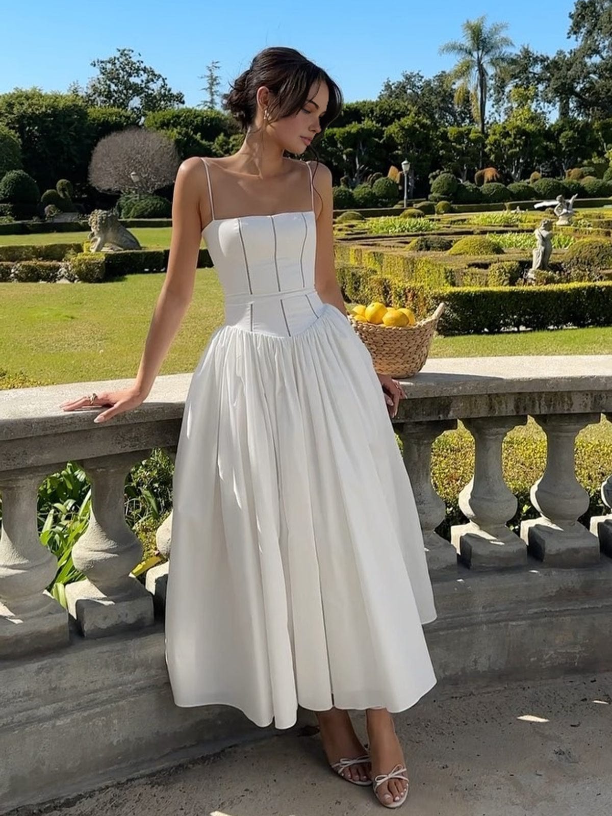 Abigail | Elegantes Midi-Sommerkleid für besondere Anlässe
