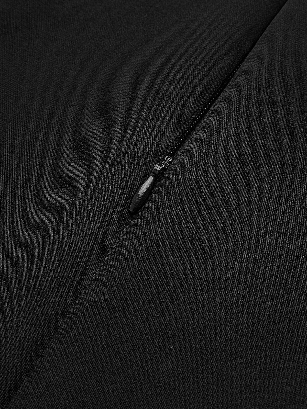 Robin | Elegantes ärmelloses Midikleid mit Plissee-Design