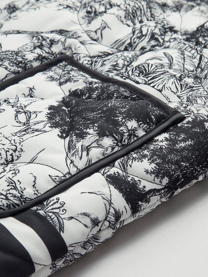 Leichte Sommerjacke mit Kunstvollem Print – Eleganz trifft auf Komfort