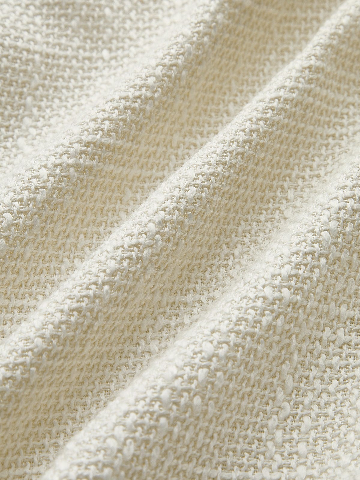 Silke | Eleganter Weißer Tweed-Blazer mit Schwarzen Satin Schleifen