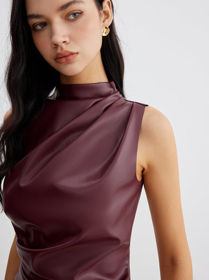 Marousha | Kunstleder Tanktop