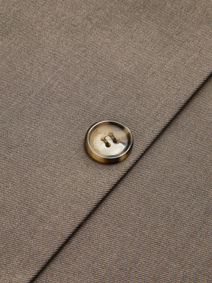 Mila | Oversized Blazer mit Taillengürtel in Oliv