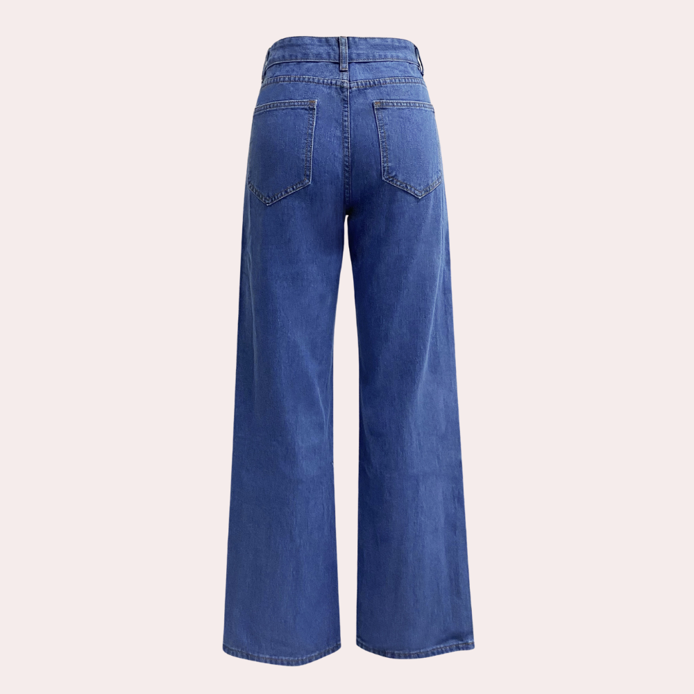 Emma | High-Waist Straight-Leg Jeans