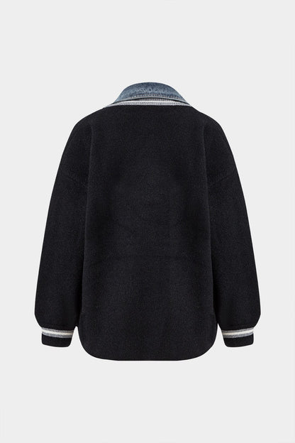 Nova | Denim-Hemd und Strick-Cardigan in Einem – Vielseitigkeit trifft Stil