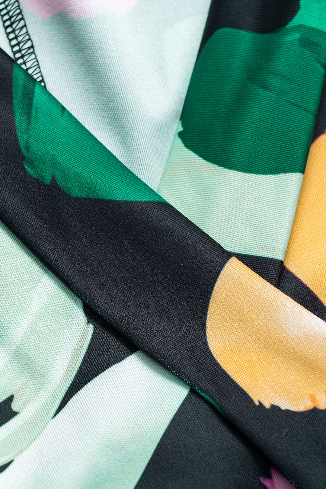 Amira | Langer Jumpsuit mit abstraktem Print