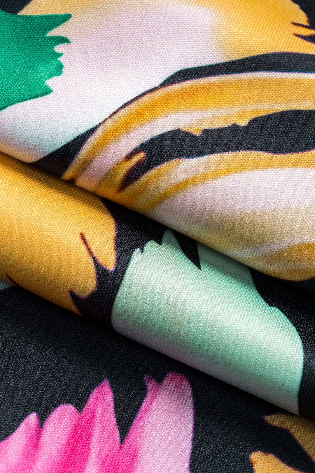 Amira | Langer Jumpsuit mit abstraktem Print