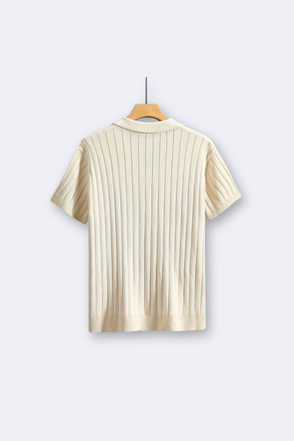 Stilvolles Strickhemd mit Kurzarm