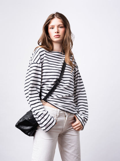 City-Handtasche mit Crossbody-Option und praktischen Fächern