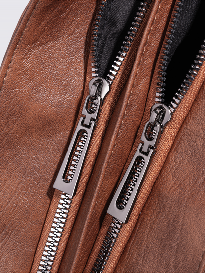 City-Handtasche mit Crossbody-Option und praktischen Fächern