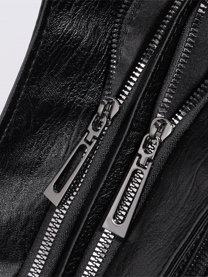 City-Handtasche mit Crossbody-Option und praktischen Fächern