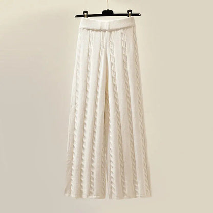 Angela | Dreiteiliges Luxus-Strick-Winterset – Eleganz und Wärme für Kalte Tage