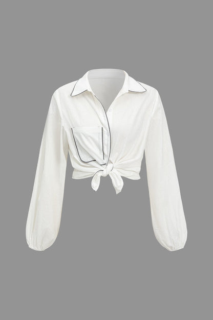 Lina | Elegantes Zweiteiler-Set mit Kontrastdetails