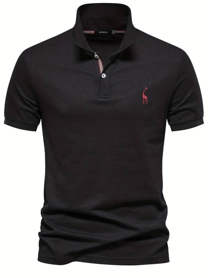 Noah | Slim Fit Klassisches Poloshirt mit sportlichem Kragen-Detail