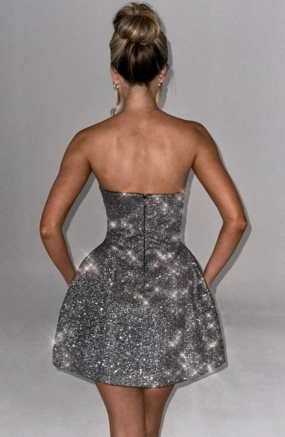 Emma | Glitzerndes Minikleid – Strahlende Eleganz für Unvergessliche Nächte