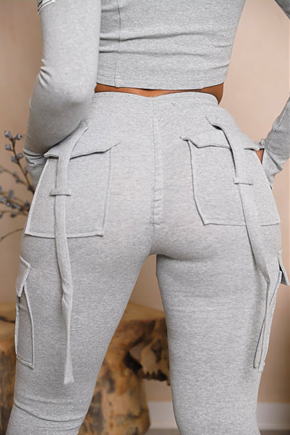 Hannah | Bequemer Cargo-Trainingsanzug für unterwegs