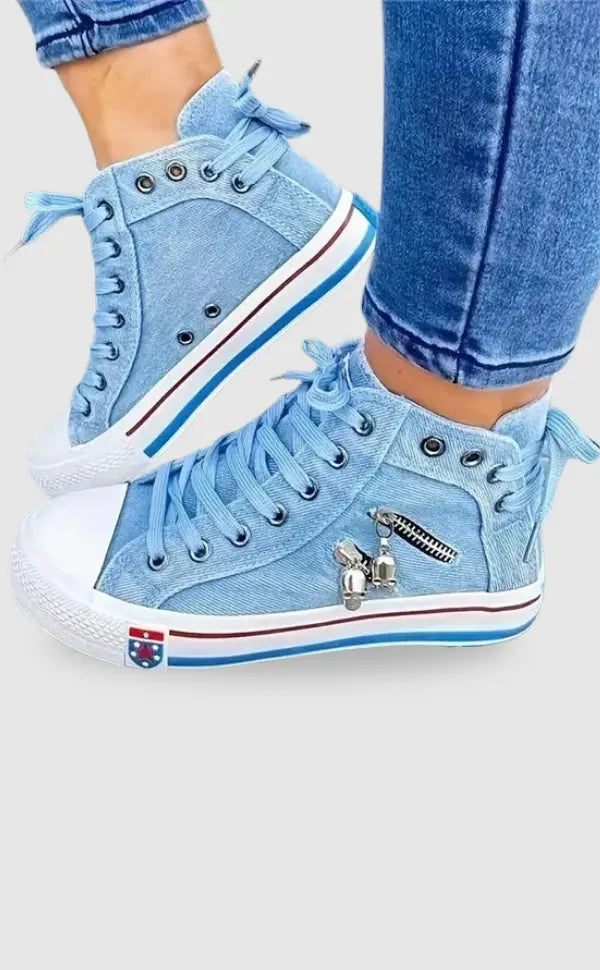 Gabriella | Trendige Schuhe im Denim-Look