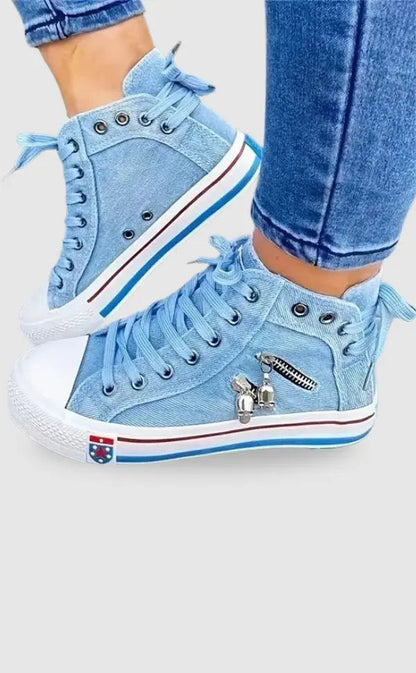 Gabriella | Trendige Schuhe im Denim-Look