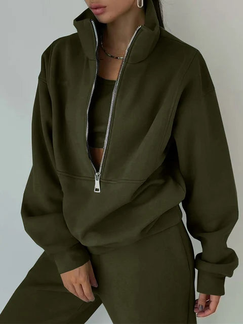 Johanna | Sportlicher Trainingsanzug mit Reißverschluss