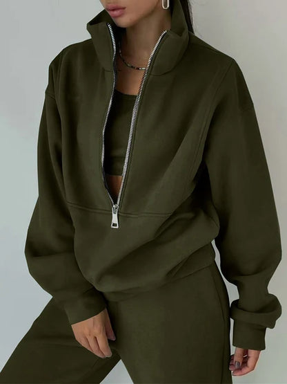 Johanna | Sportlicher Trainingsanzug mit Reißverschluss