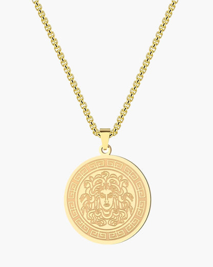 Adam | 3-teiliges Sommer-Outfit mit Kurzarmhemd, Leinenhose & Goldkette