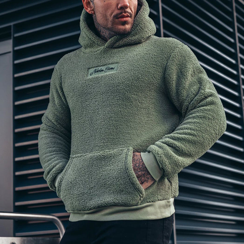 Kapuzenpullover für Herren – Weicher Fleece Hoodie mit Kängurutasche