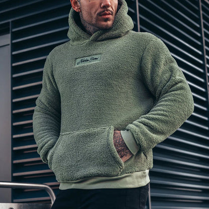 Kapuzenpullover für Herren – Weicher Fleece Hoodie mit Kängurutasche